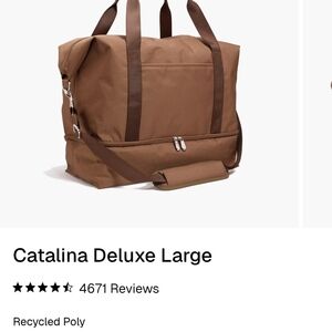 Lo & Sons Catalina Deluxe Duffel in Rich Brown